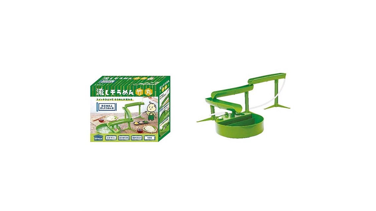 ライソン、全長約1mの電池式「電動流しそうめん器」3機種を新