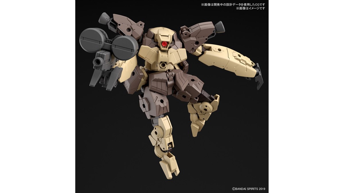30MM「1/144 ガルドノヴァ[ブラウン]」5/21発売、ライフルを装備
