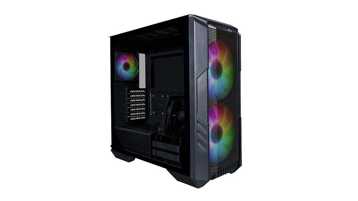 クーラーマスター、大口径200mmファン2基を搭載したPCケース