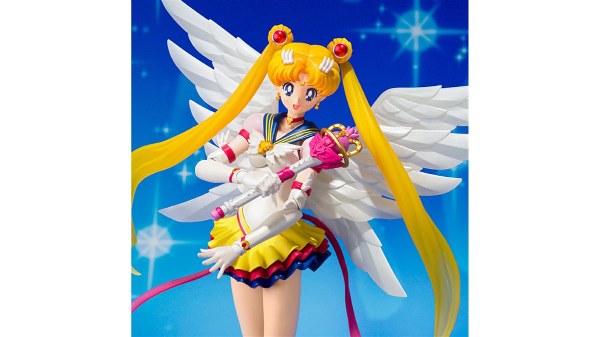 S.H.Figuarts「エターナルセーラームーン」6月発売、大きな翼にパール塗装を採用 - 価格.com