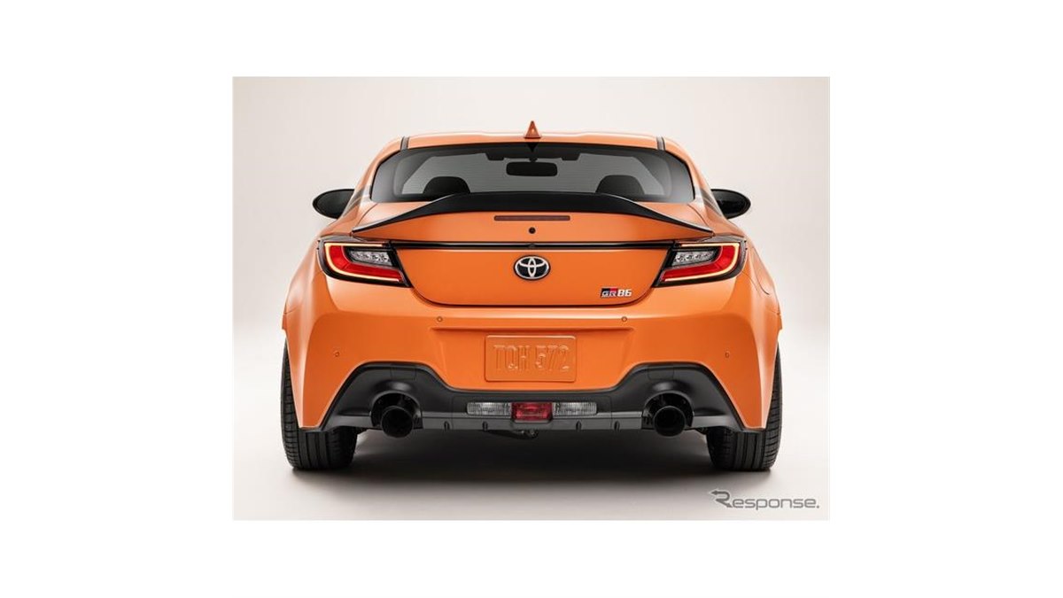 トヨタ GR 86 にダックテールスポイラー、専用オレンジが映える - 価格.com