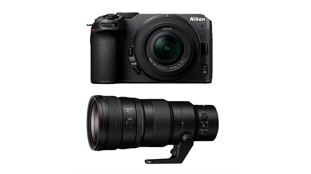 ニコン、「Z 30」「NIKKOR Z 400mm f/4.5 VR S」の予約受付を