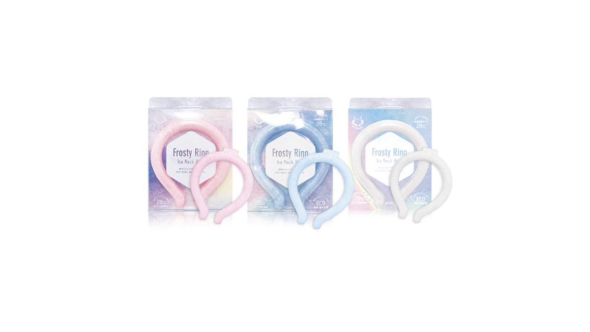 電源や電池が不要、水溶化ジェルPCMで約28度を維持するネッククーラー2