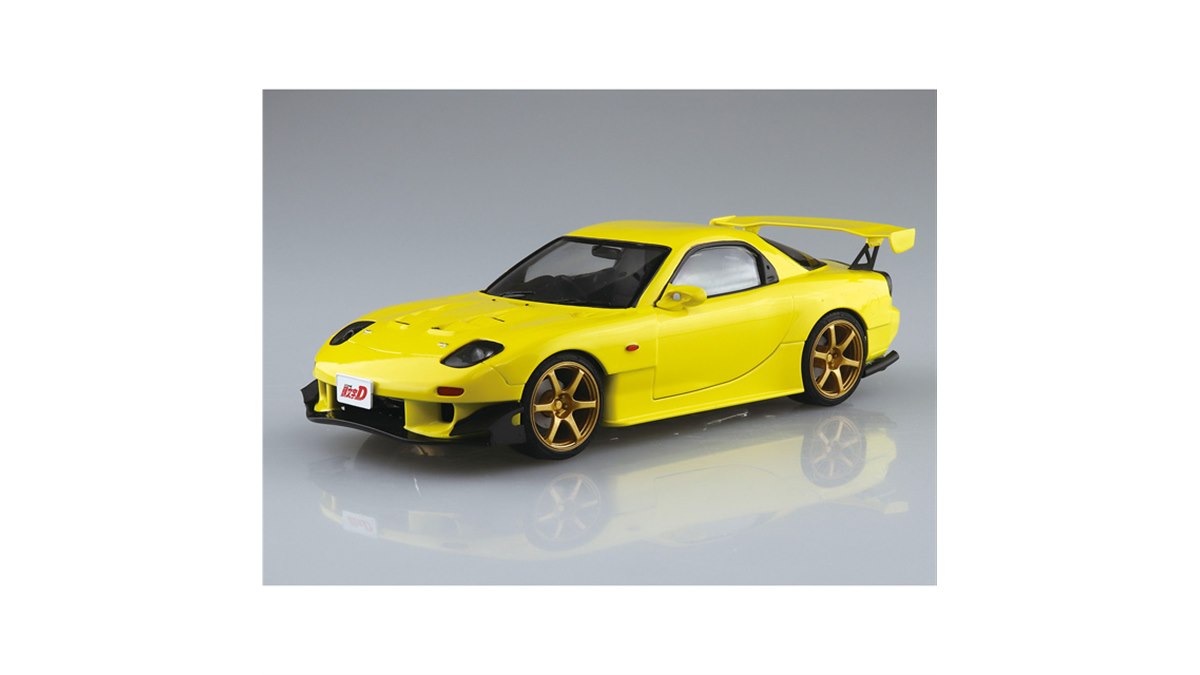 1/24 イニシャルD FD3S RX-7 高橋啓介 製作品 アオシマ 1/24 頭文字D No.15 高橋啓介 FD3S RX-7 プロジェクトD