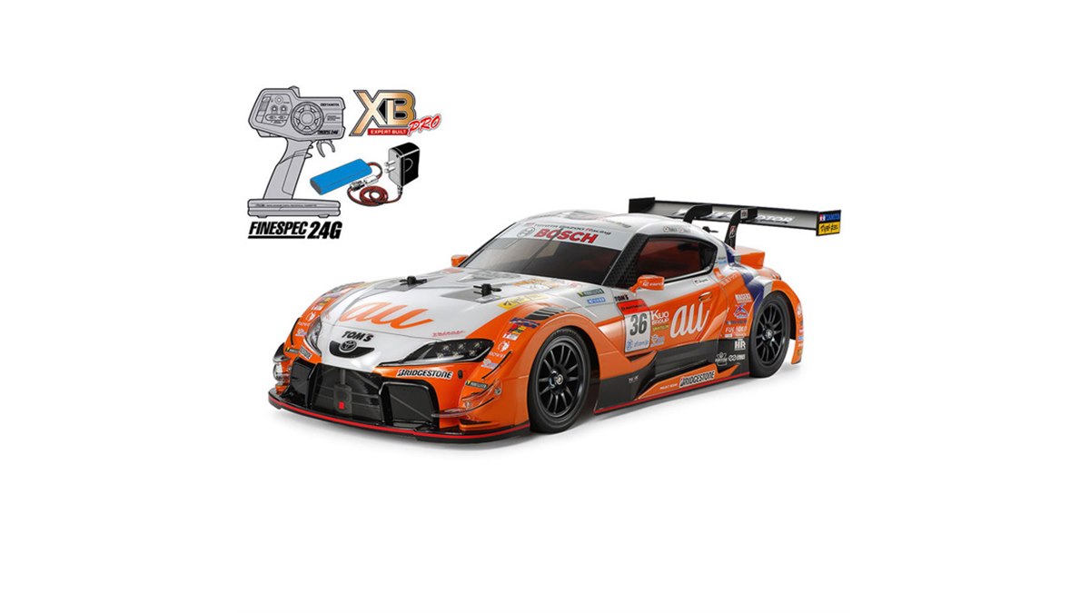 タミヤ、「1/10RC XB au TOM'S GR Supra（TT-02シャーシ）」を本日9/17発売 - 価格.com