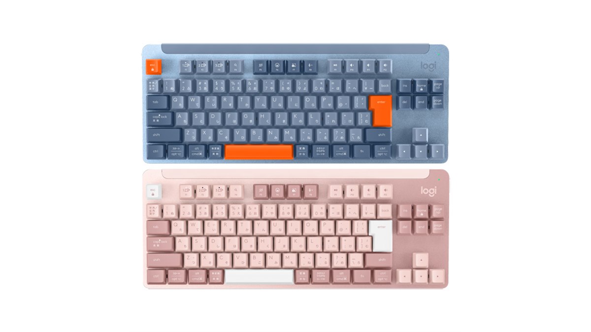 ロジクール、無線メカニカルキーボード「K855」に新色ブルー