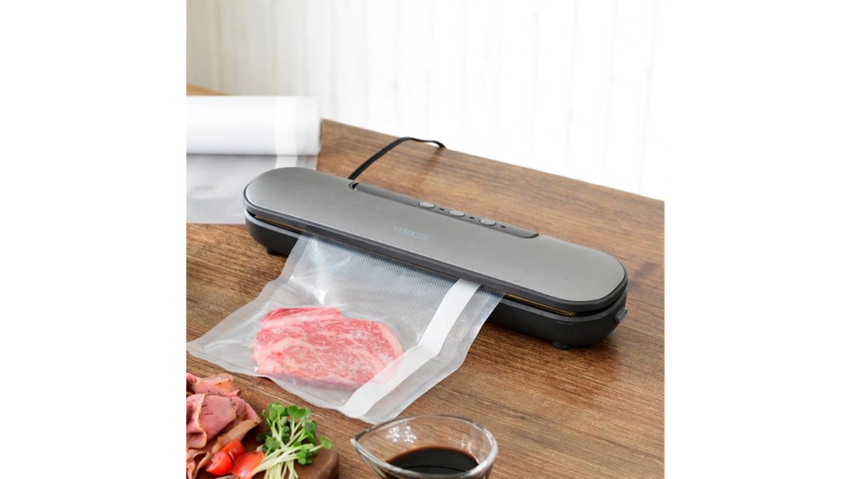 山善、食品や菓子袋を密封保存できるフードシーラー「YVE-095」 - 価格.com