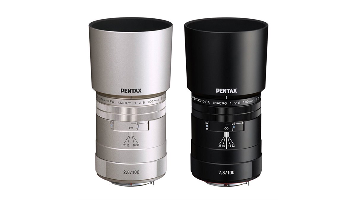 PENTAX HD D FA MACRO 100　2.8 ED AW シルバー リコー、防塵・防滴構造のマクロレンズ「HD PENTAX‐D FA MACRO 100mmF2