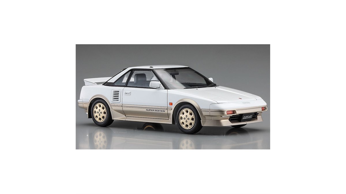 特別仕様車「トヨタ MR2」を1/24再現、MOMO製本革巻き