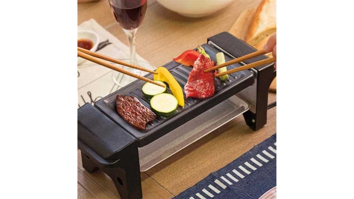 焼肉や焼き鳥を卓上で楽しめる、1～2人向けの「おうち呑み名人 2WAY