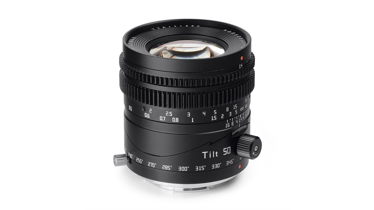 TTArtisan、ティルト・回転機構を採用した大口径標準レンズ「Tilt 50mm