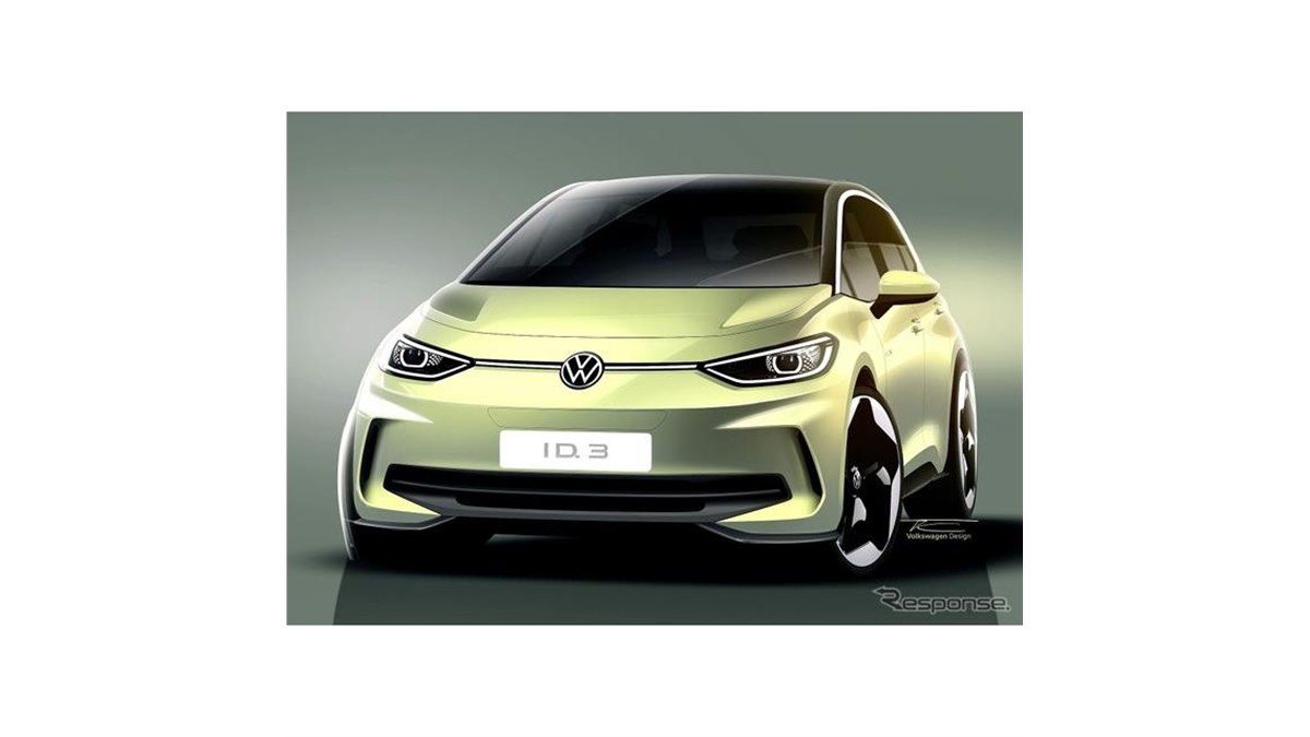 VWのコンパクトEV『ID.3』に改良新型、航続2％向上へ…2023年春実車発表