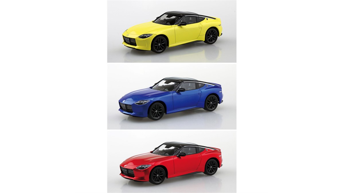 AOSHIMA、「ニッサン RZ34 フェアレディZ」1/32模型にイカズチイエロー