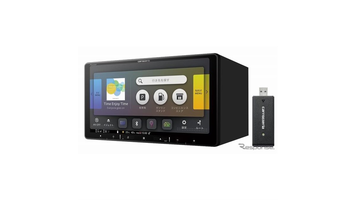 楽ナビがオンラインに対応、2023年モデル15機種発売へ…車内をWi-Fi