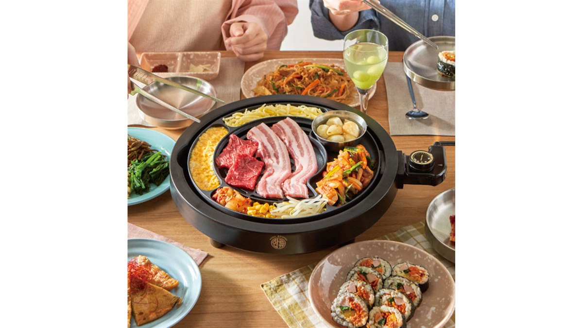 送料込み未使用おウチで本格的なエンタメ焼肉が楽しめる韓流グリルマイスター 37287-01.jpg