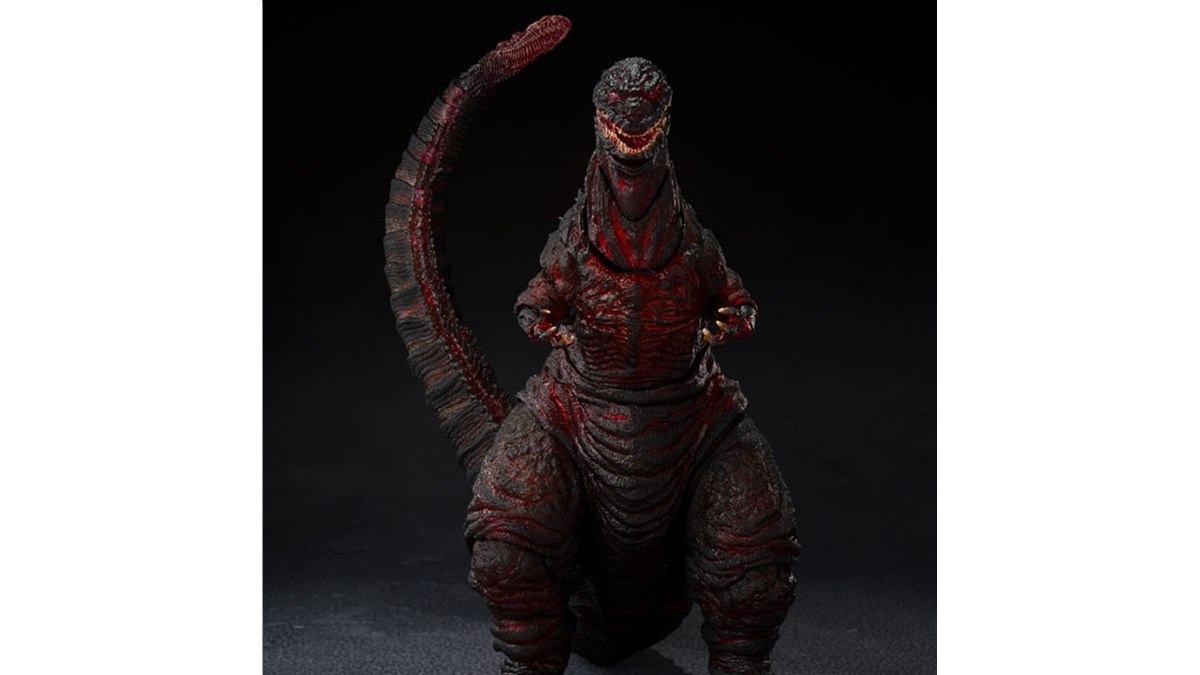 ゴジラ　ヘッドライト　展示　フィギュア ゴジラ-1.0』より、ゴジラの頭部をリアルに再現したルームライト