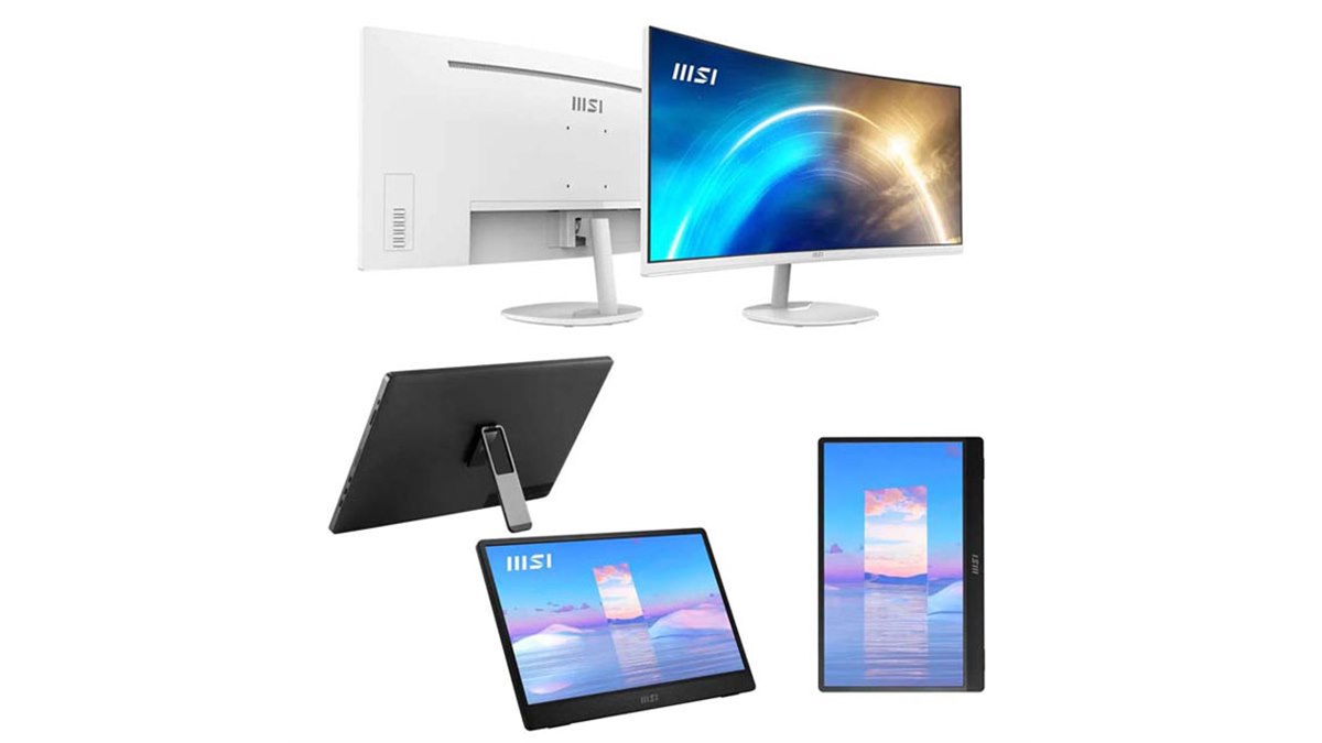 34型湾曲ディスプレイと15.6型モバイルディスプレイ、MSIが2月23