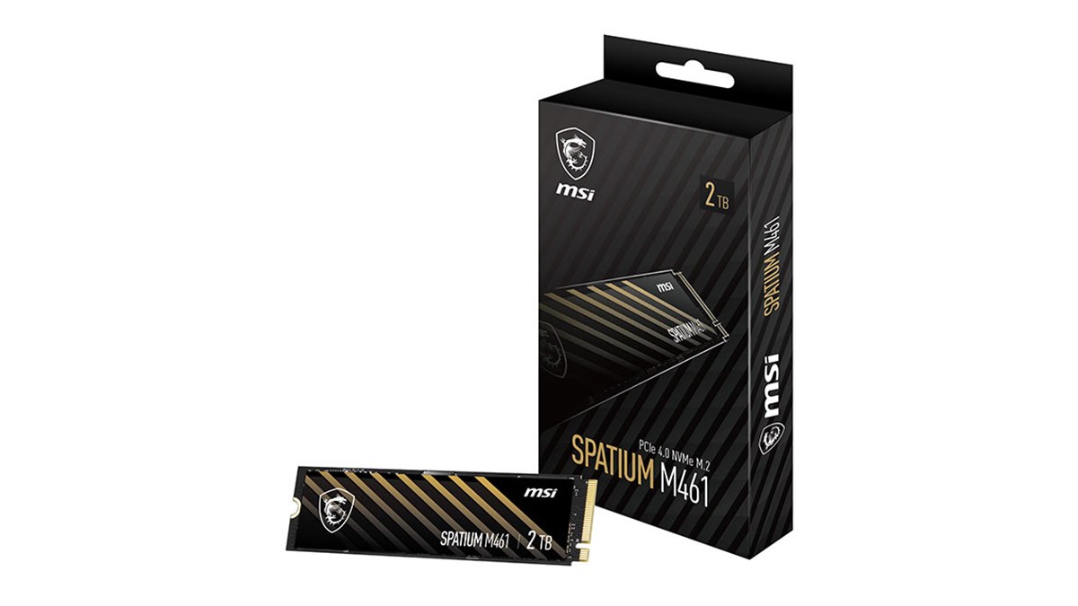 MSI、最大5000MB/sのM.2 NVMe SSD「SPATIUM M461 PCIe 4.0 NVMe