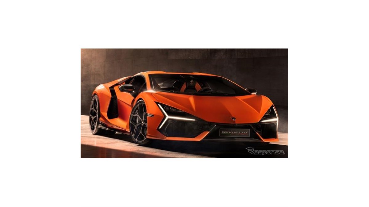 ランボルギーニの電動スーパーカー、V12＋3モーターで1015馬力