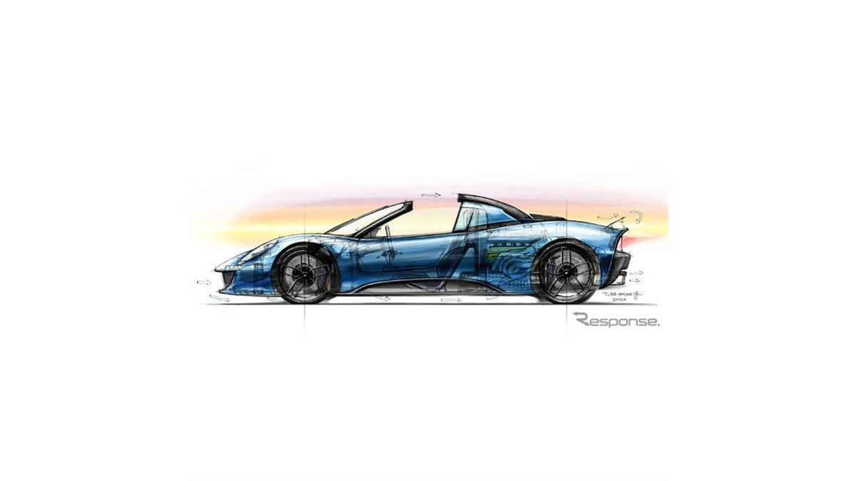 ゴードン・マレーの軽量スーパーカー、『T.33』に「スパイダー」…4月4