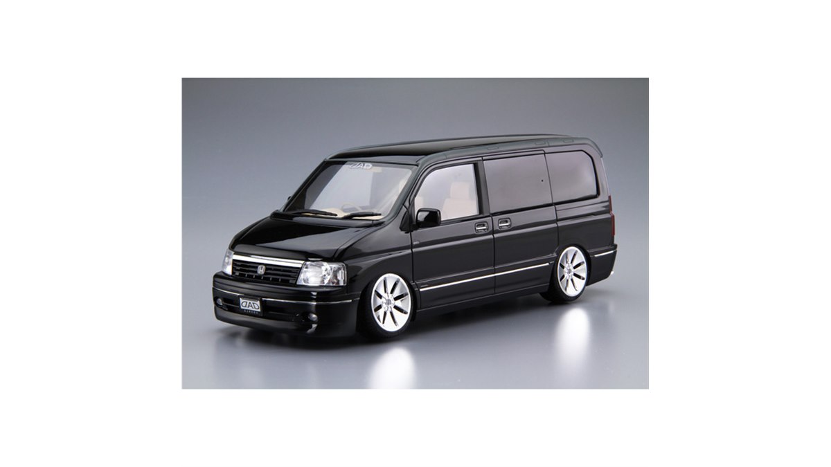 AOSHIMA、ホンダ「D.A.D RF3 ステップワゴン」の1/24スケール模型