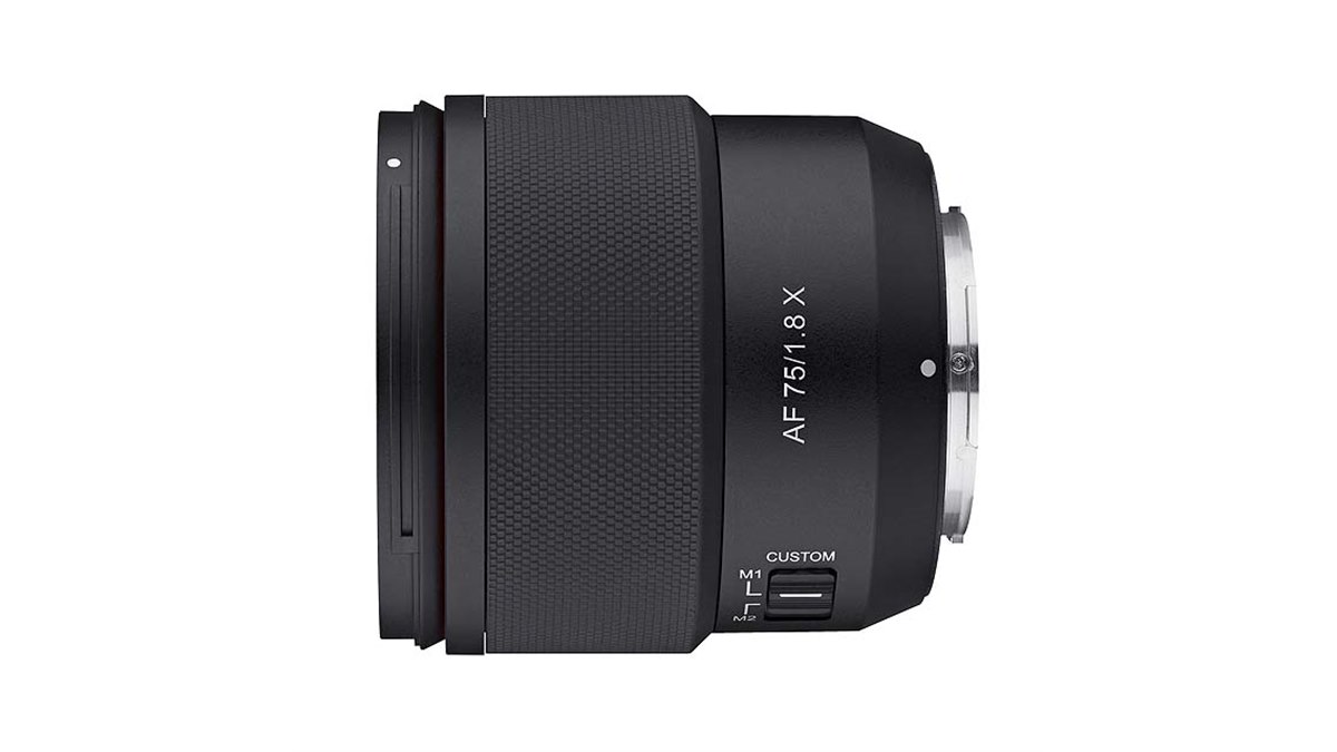 サムヤン、Xマウント用の中望遠AFレンズ「AF 75mm F1.8 X