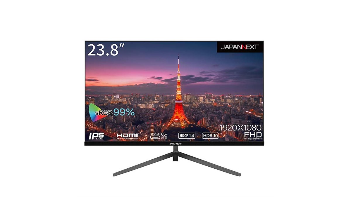 JAPANNEXT 23.8インチ IPS フルHD Type-C液晶モニター Amazon.co.jp: JAPANNEXT 23.8インチ モニター フルHD 1920x1080