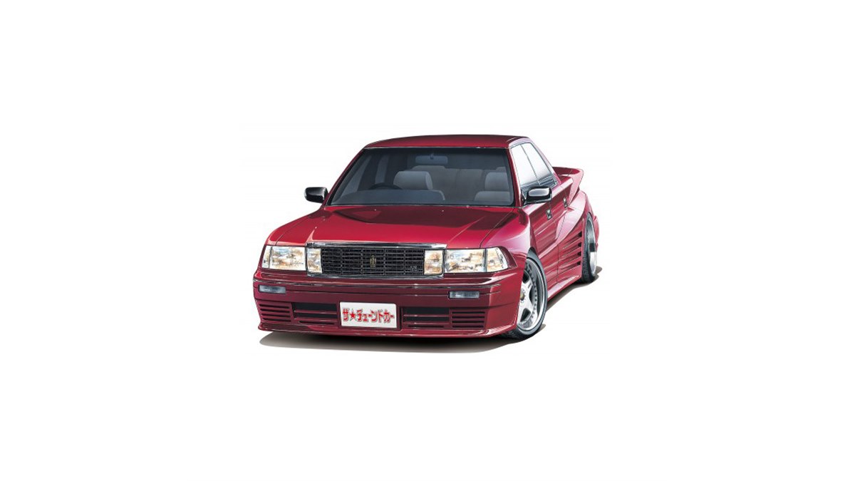 クラウン TI ブルー 1/31まで 最終価格 青島文化教材社 アオシマ ザ・チューンドカー No.81 1/24 UZS131