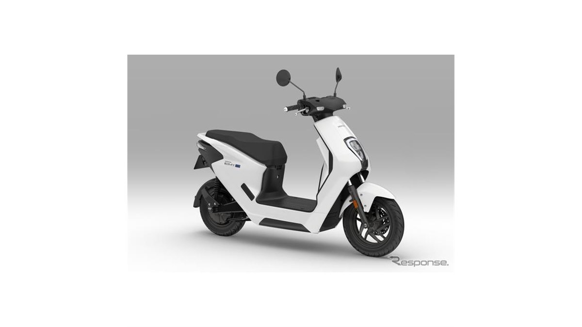 ホンダ EM1 e: 電動スクーター 中古 356km リアBOX付き バッテリー良好（ バッテリー×1と充電器×2付属）宮崎市 交換式バッテリーの電動スクーター『EM1 e:』、ホンダが29万9200円で