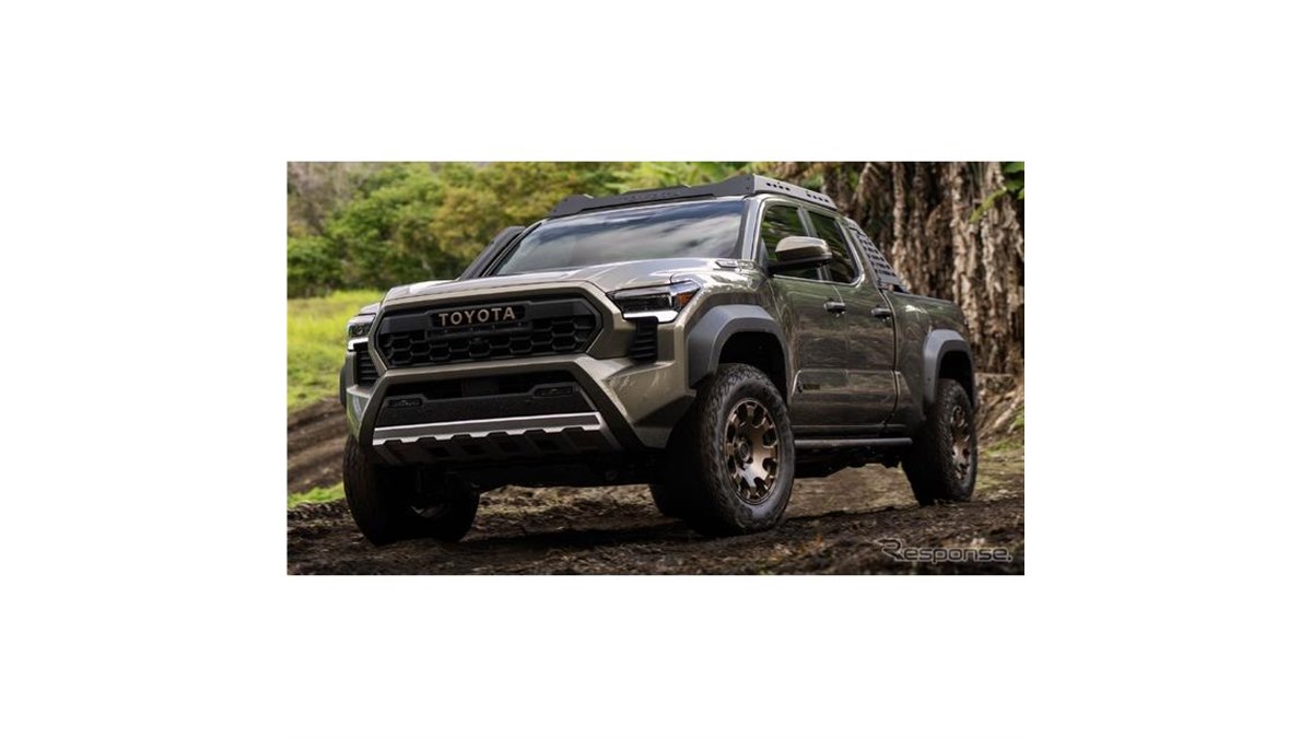 トヨタのピックアップ『タコマ』新型に冒険仕様「トレイルハンター」を