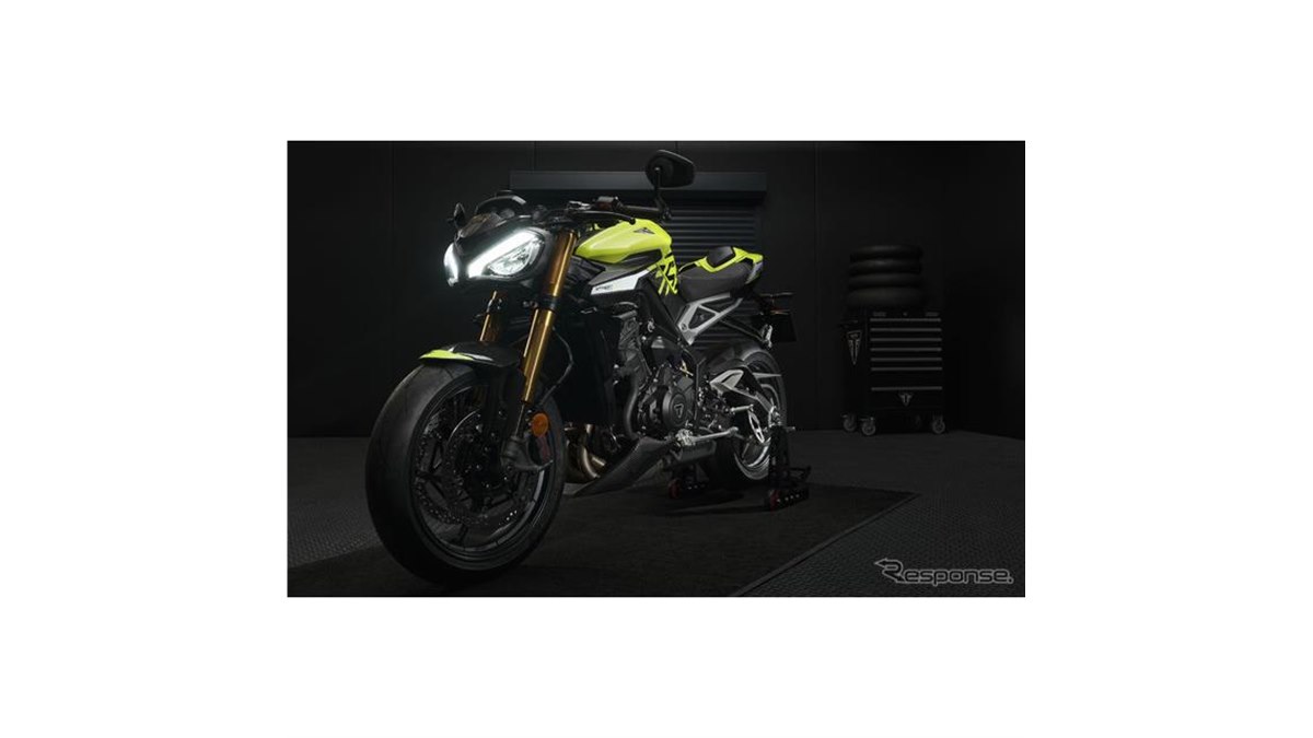 トライアンフ、ストリートトリプル765 Moto2エディションの店頭