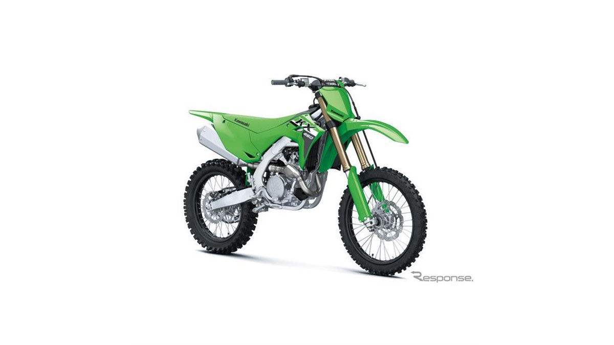カワサキ KX450/KX450X がフルモデルチェンジ、KX/KLXシリーズ2024年
