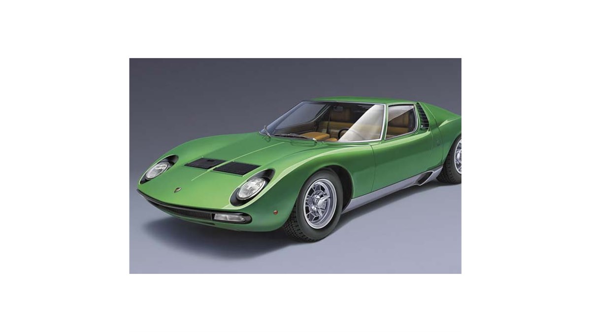 1/43 カスタム ランボルギーニミウラP400S ライトグリーン 1/43 カスタム ランボルギーニミウラP400S ライトグリーン