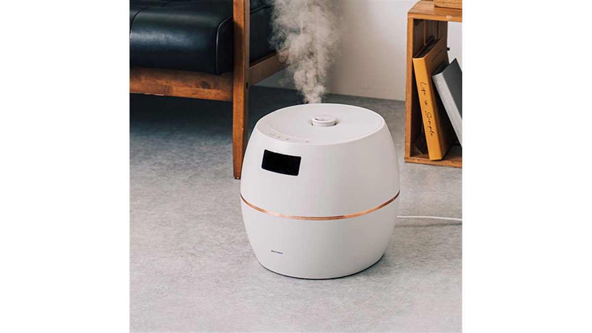 【新品未使用】加湿器 ハイブリッド式加湿器 ライフオンプロダクツ、「湿度コントロール ハイブリッド式加湿器」を