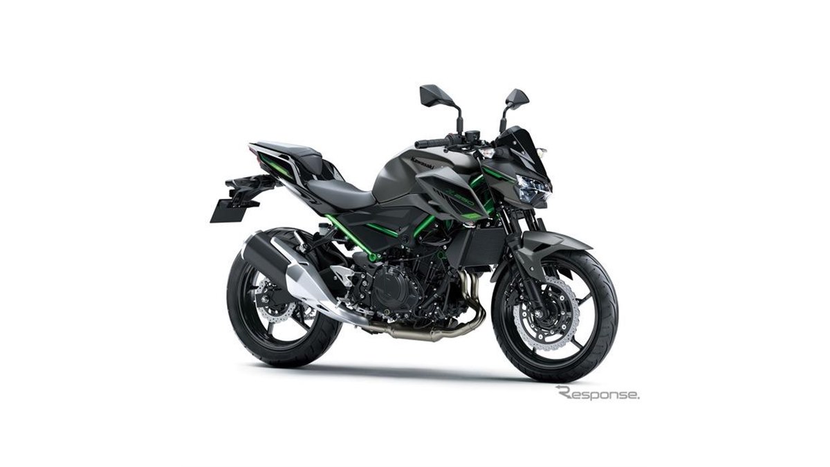 カワサキのスーパーネイキッド Z250/Z400、カラー&グラフィック変更の カワサキのスーパーネイキッド Z250/Z400、カラー&グラフィック変更の