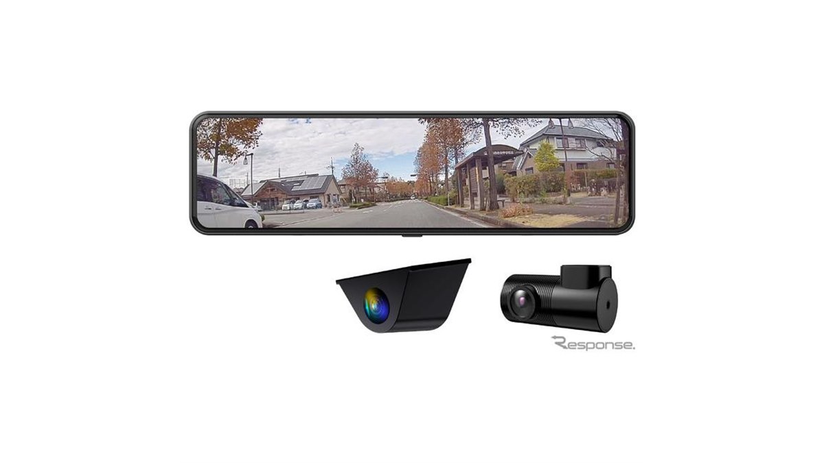 FOCUSMART ルームミラー型 11.26インチ ドライブレコーダー 前方4K 