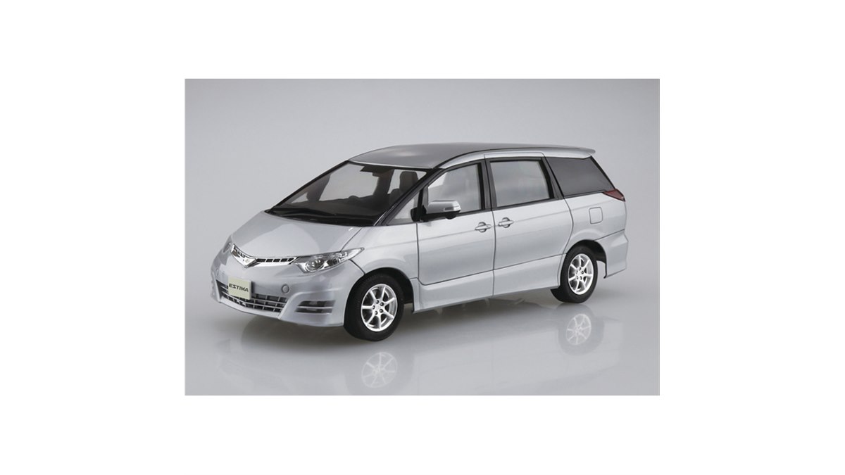 AOSHIMA、2006年式のトヨタ「エスティマ アエラス」前期型が1/24