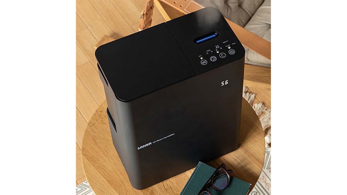 SANKA、UV-C照射で加湿＆清潔さをアップさせる「UVスチーム加湿