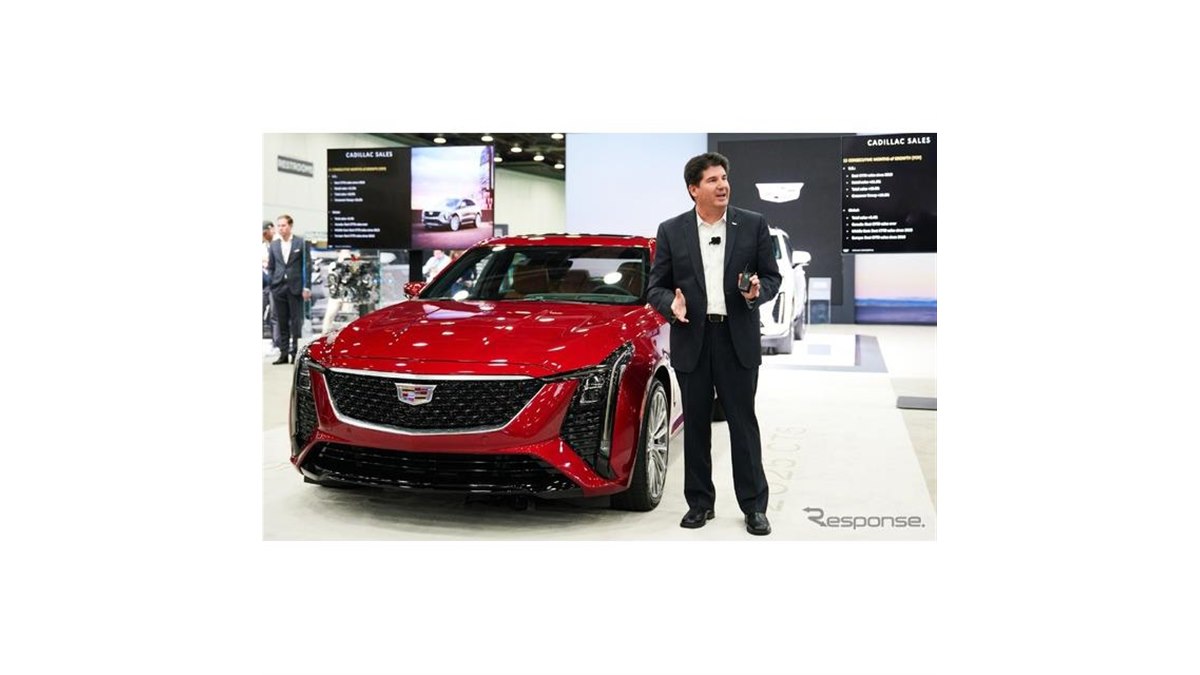 キャデラックのミドルセダン『CT5』、改良新型は顔が変わった キャデラックのミドルセダン『CT5』、改良新型は顔が変わった