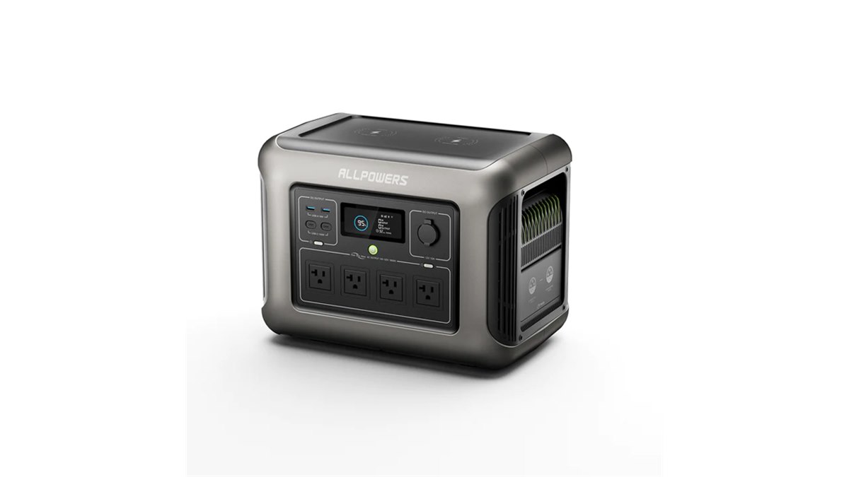 ALLPOWERS、ACケーブルのみ約1時間で満充電できる1152Whポータブル電源