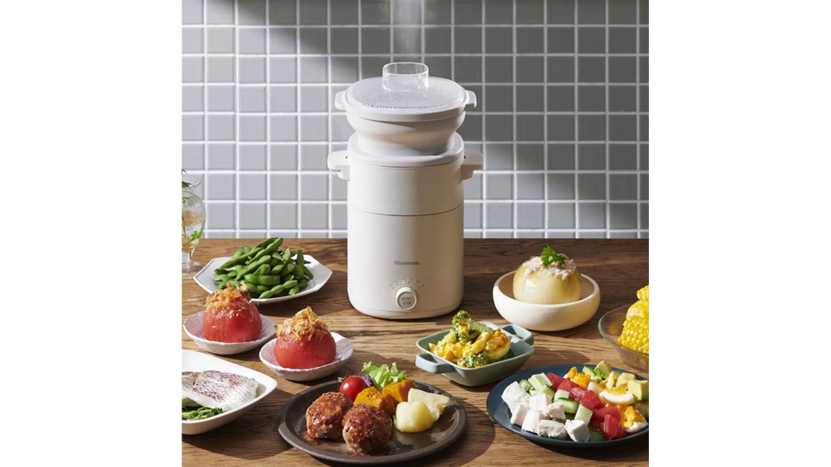 ビタントニオ、卵をゆでながら蒸し料理が作れる「フード