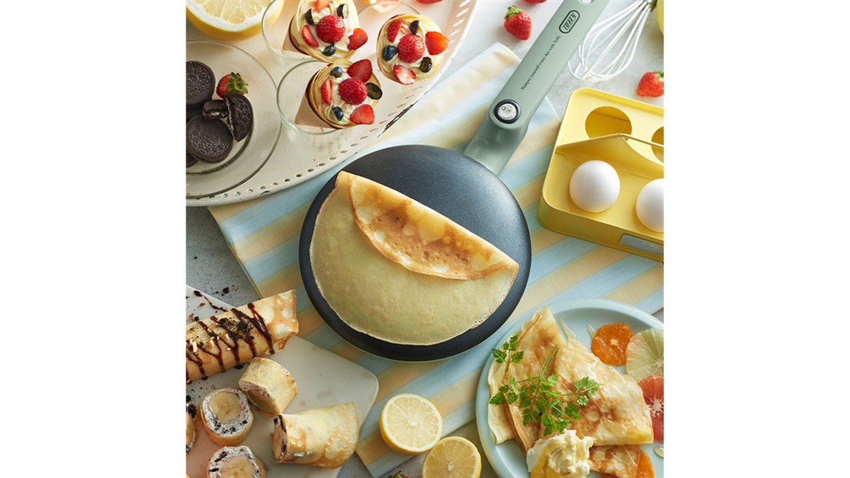 ラドンナ、自宅でもクレープ作りを楽しめる「Toffy クレープメーカー