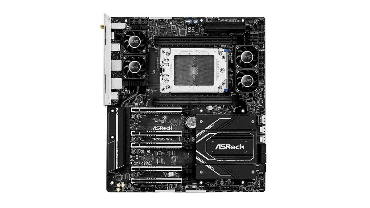 ASRock、Ryzen Threadripperを搭載可能なWS向けマザーボード「TRX50 WS