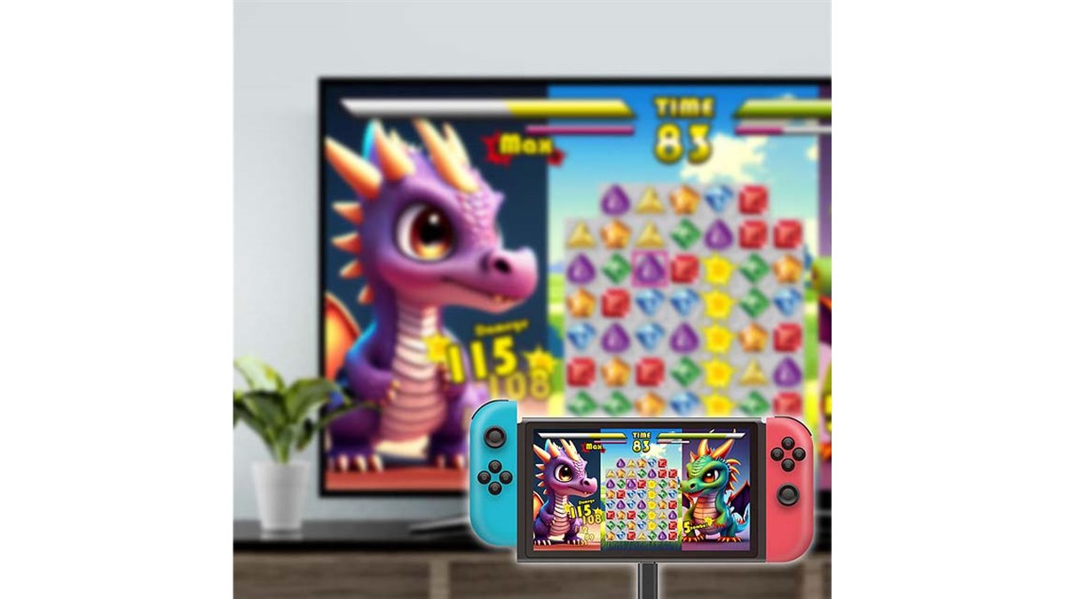Nintendo Switchをテレビ出力できるHDMIミラーリングアダプター