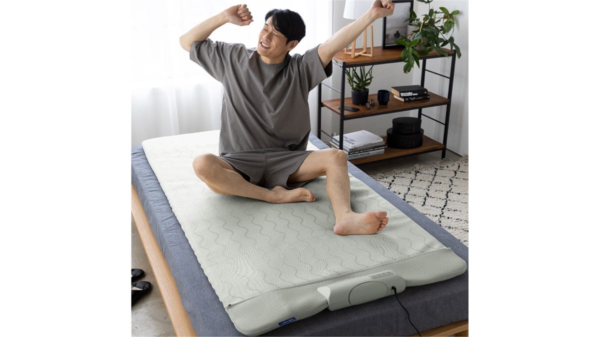 アテックス、寝具の熱のこもりを抑える「快眠マットSOYO シングル AX