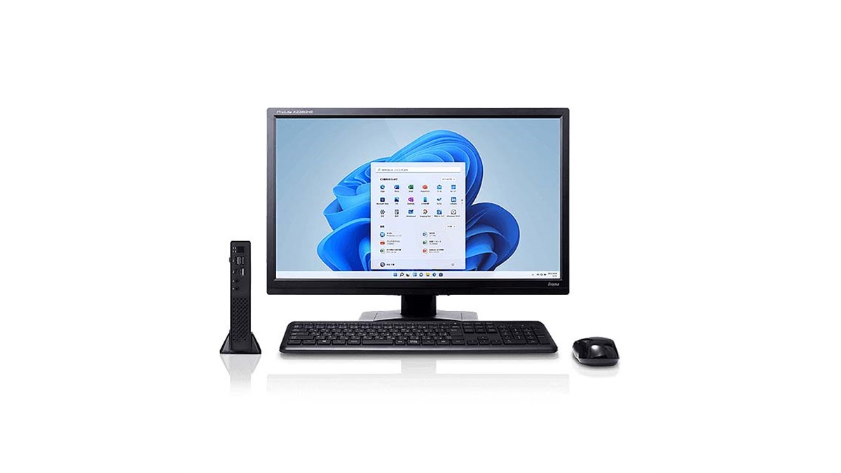 iiyama 小型デスクトップPC 14世代i5-14400搭載 iiyama、第14世代Coreを搭載した1.1Lサイズの小型パソコン