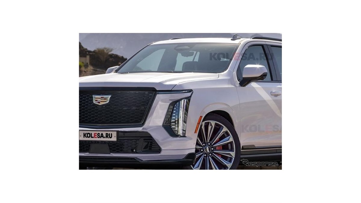 キャデラックの最高級SUV『エスカレード』、大胆フェイスで今夏