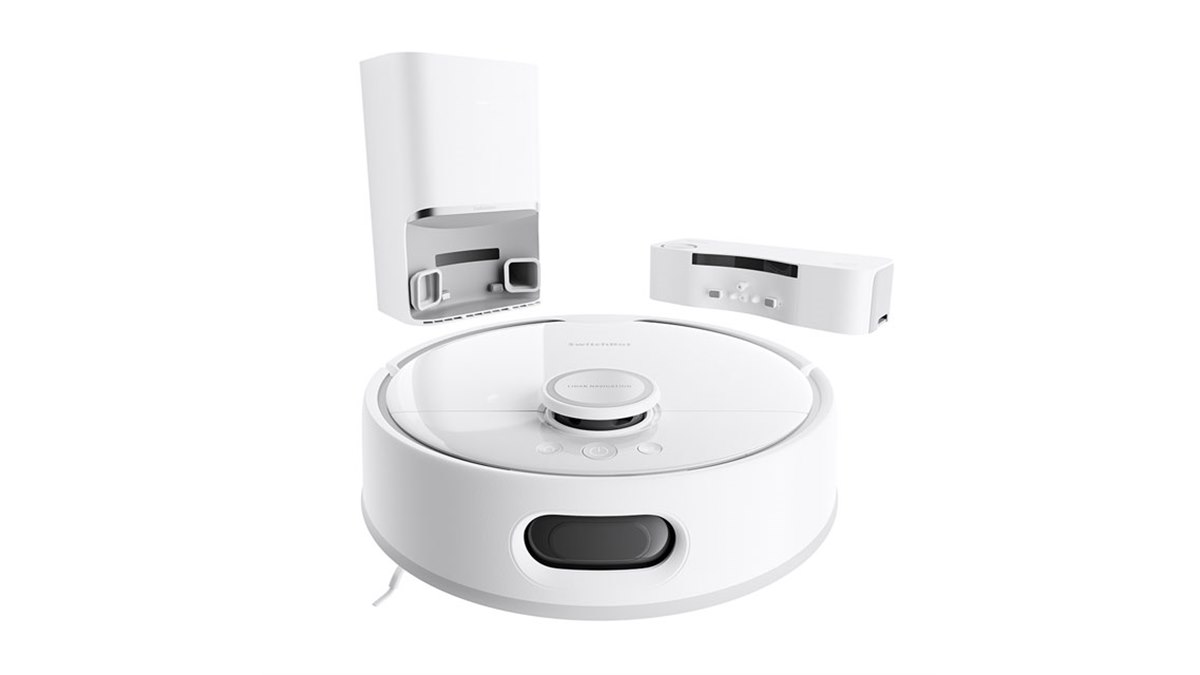 ロボット掃除機 SwitchBot S10 [水交換ステーション欠品] ゴミ収集ステーション＆水交換ステーションを設けたロボット掃除