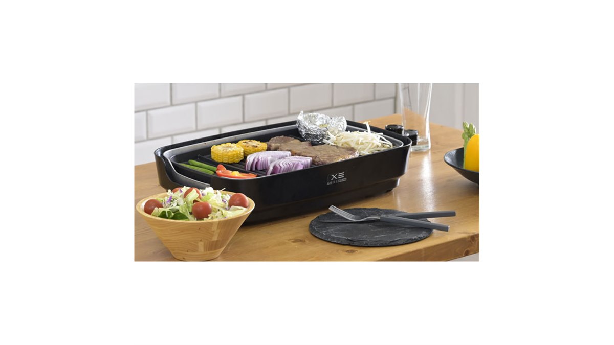 山善　焼肉グリル　ＸGRILL TRIPLE 楽天市場】ホットプレート 大型 3枚 煙の少ない 焼肉グリル 減煙