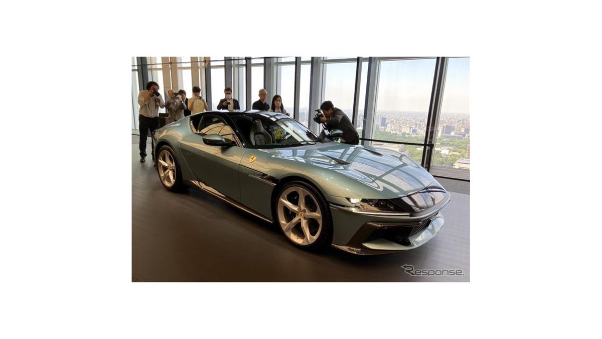 フェラーリ『12チリンドリ』日本上陸…フェラーリと言えば12気筒、12